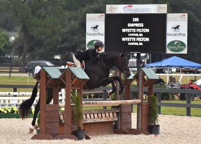 Wyette Felton and Empress at the Zone 4 Championships