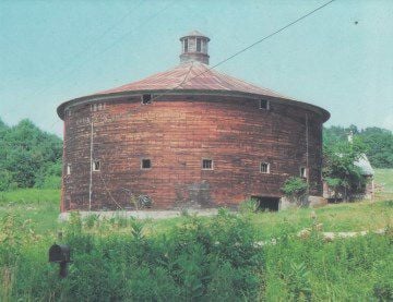 Round Barn Construction Was A Specialty For One Local Builder