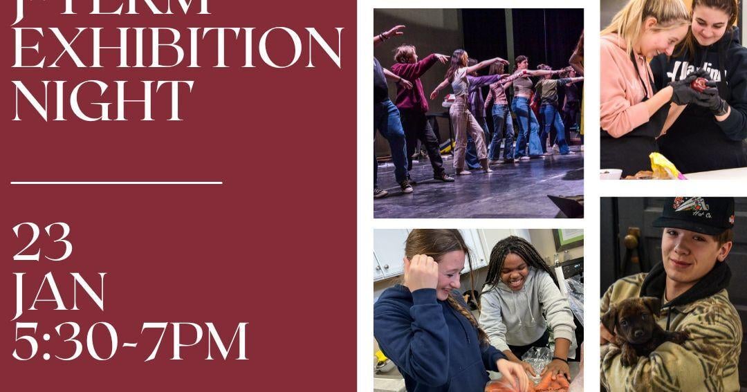 January Term Exhibition Night Lyndon Institute Northeast Kingdom of