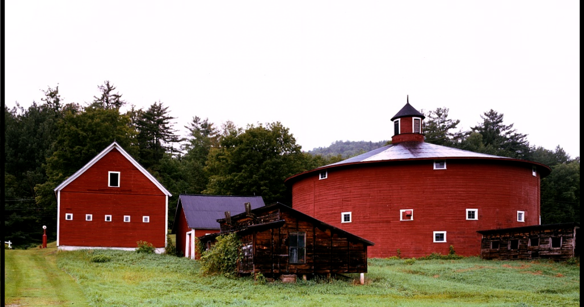 The architectural beauty of Vermont's historical round barns