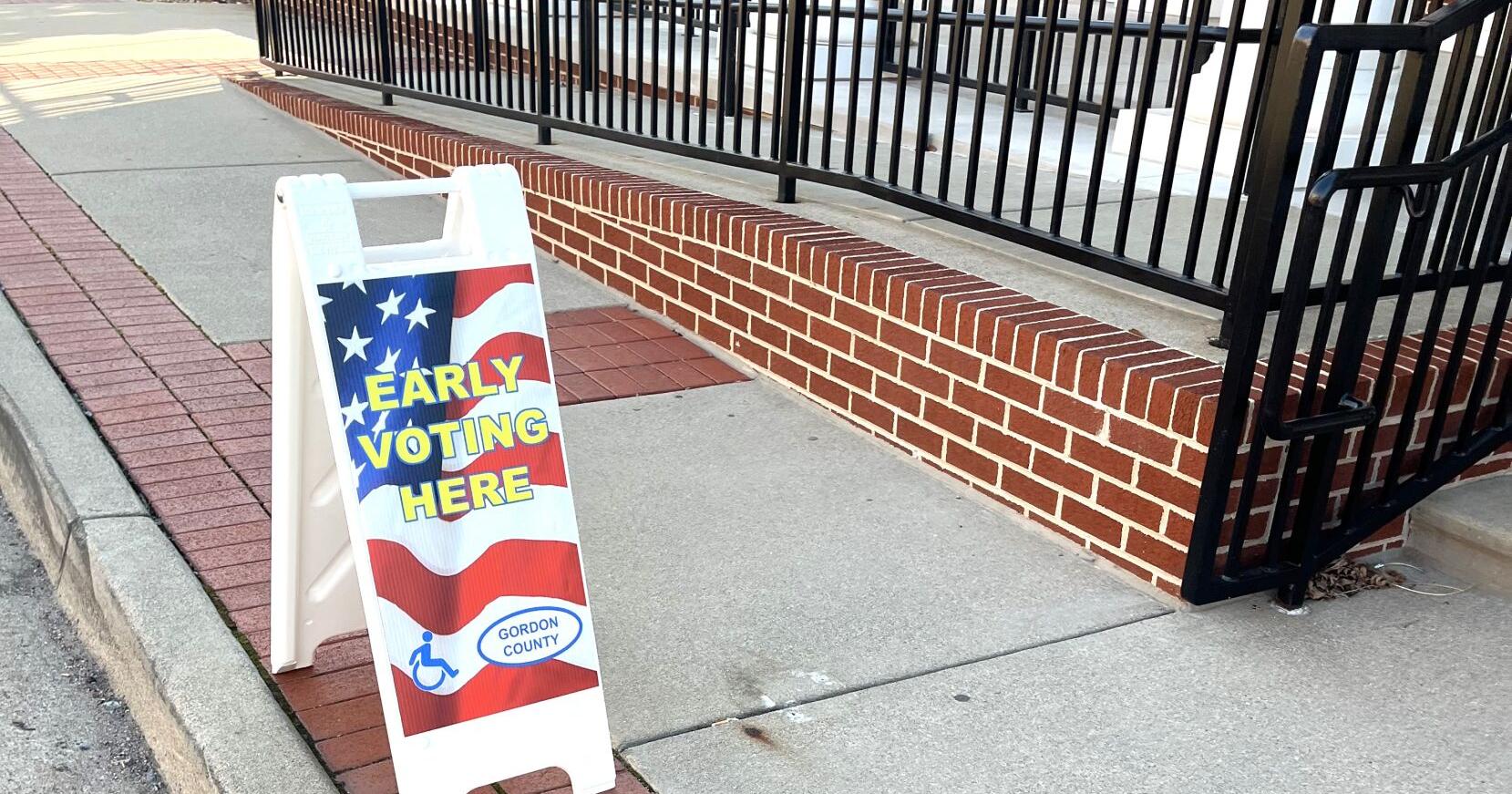 Gordon County Early Voting Totals Down From 2022 Primary - Vimarsana News