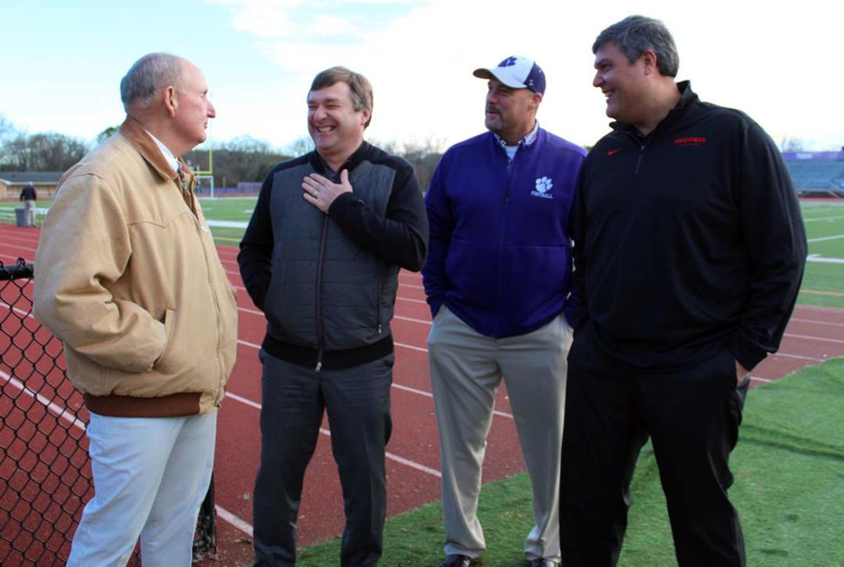Football Uga Head Coach Kirby Smart And New Ol Coach Visit
