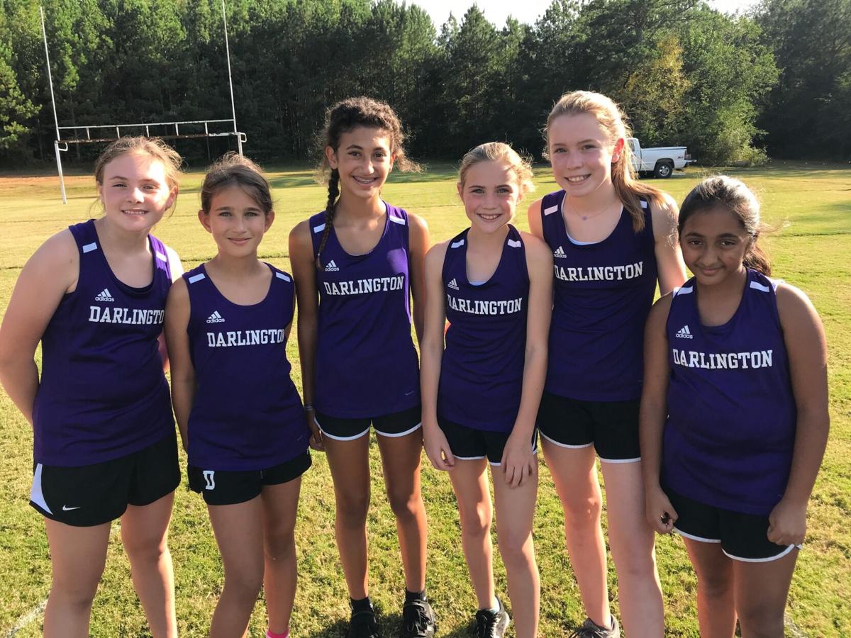 Darlington Middle School Cross Country wins area championship The