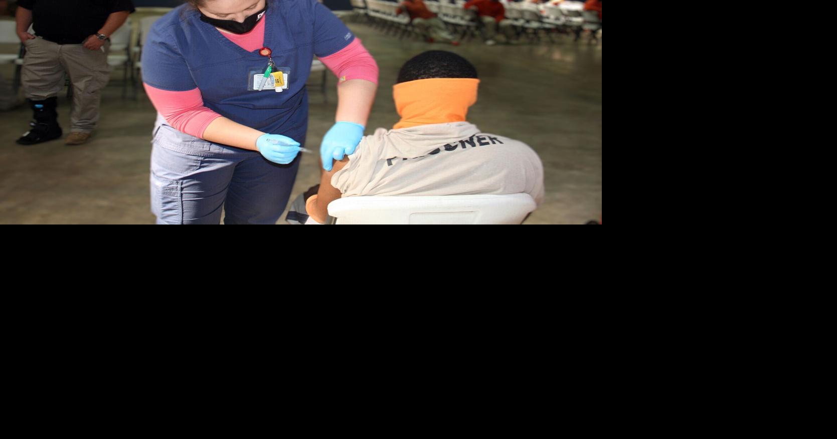 Inmates get vaccinated for COVID19 at Floyd County Prison Local News