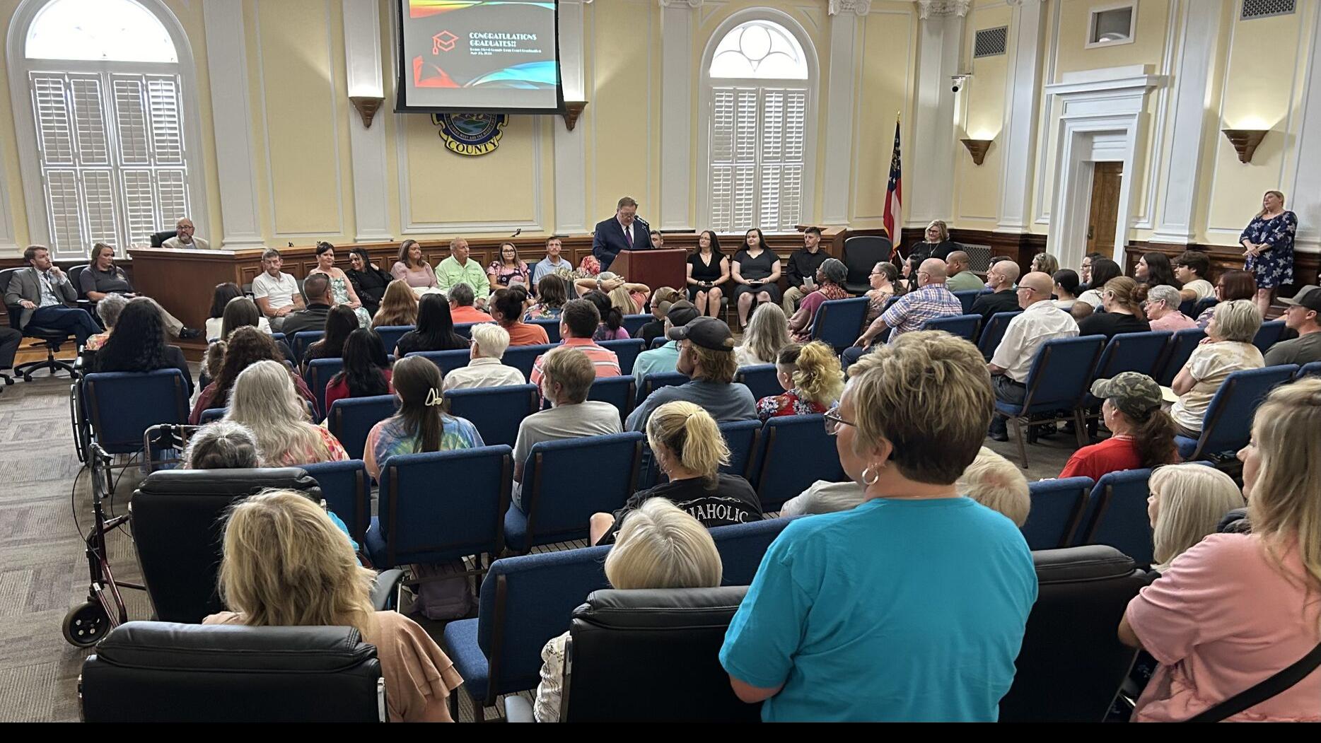 From Mugshots to Milestones Floyd Drug Court Graduates Succeed Local