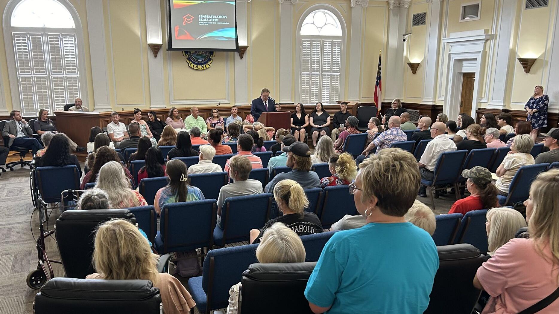 From Mugshots to Milestones Floyd Drug Court Graduates Succeed Local