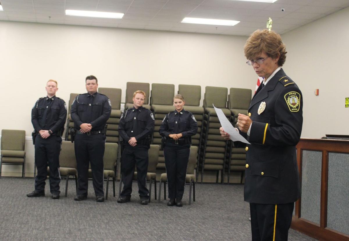 "Welcome to the family" Rome police swears in four new officers