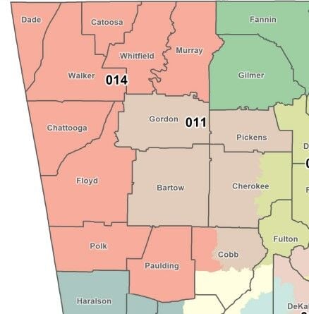 New Congressional Map Solidifies Northwest Georgia as Republican ...