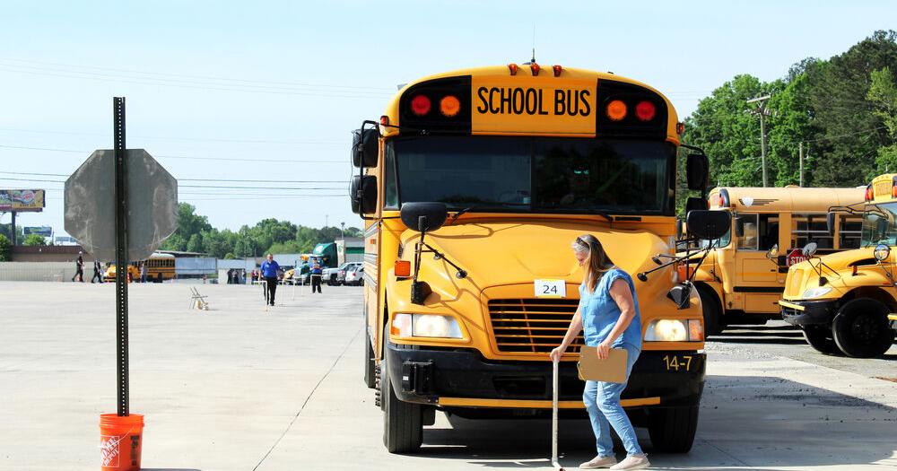 GCS bus drivers test their skills at local Bus Rodeo | Education ...