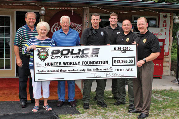 Ringgold Police Department Contributes More Than 12 000 To Hunter Worley Foundation Catwalkchatt Northwestgeorgianews Com