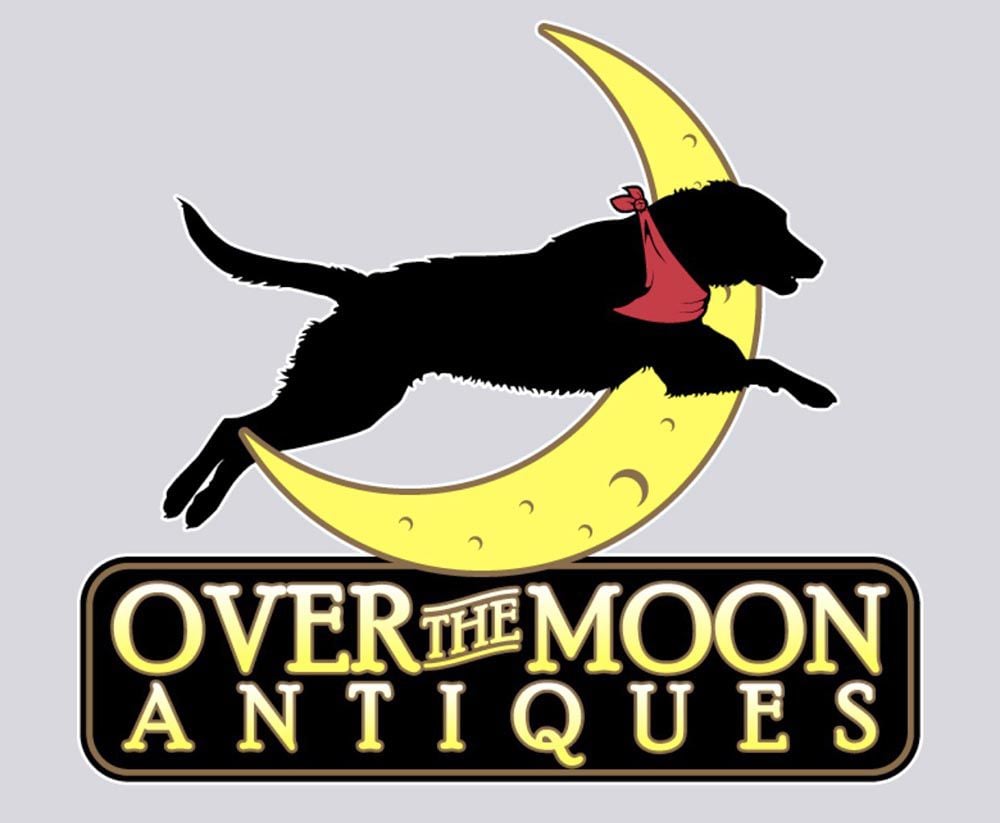 Over the Moon Antiques logo