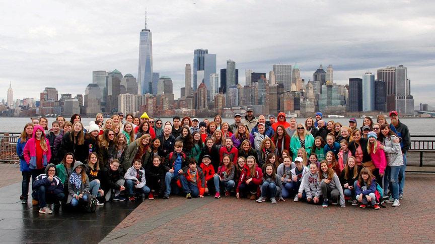 55 Heritage Middle School Students Go The Big Apple Catoosa Walker News Northwestgeorgianews Com