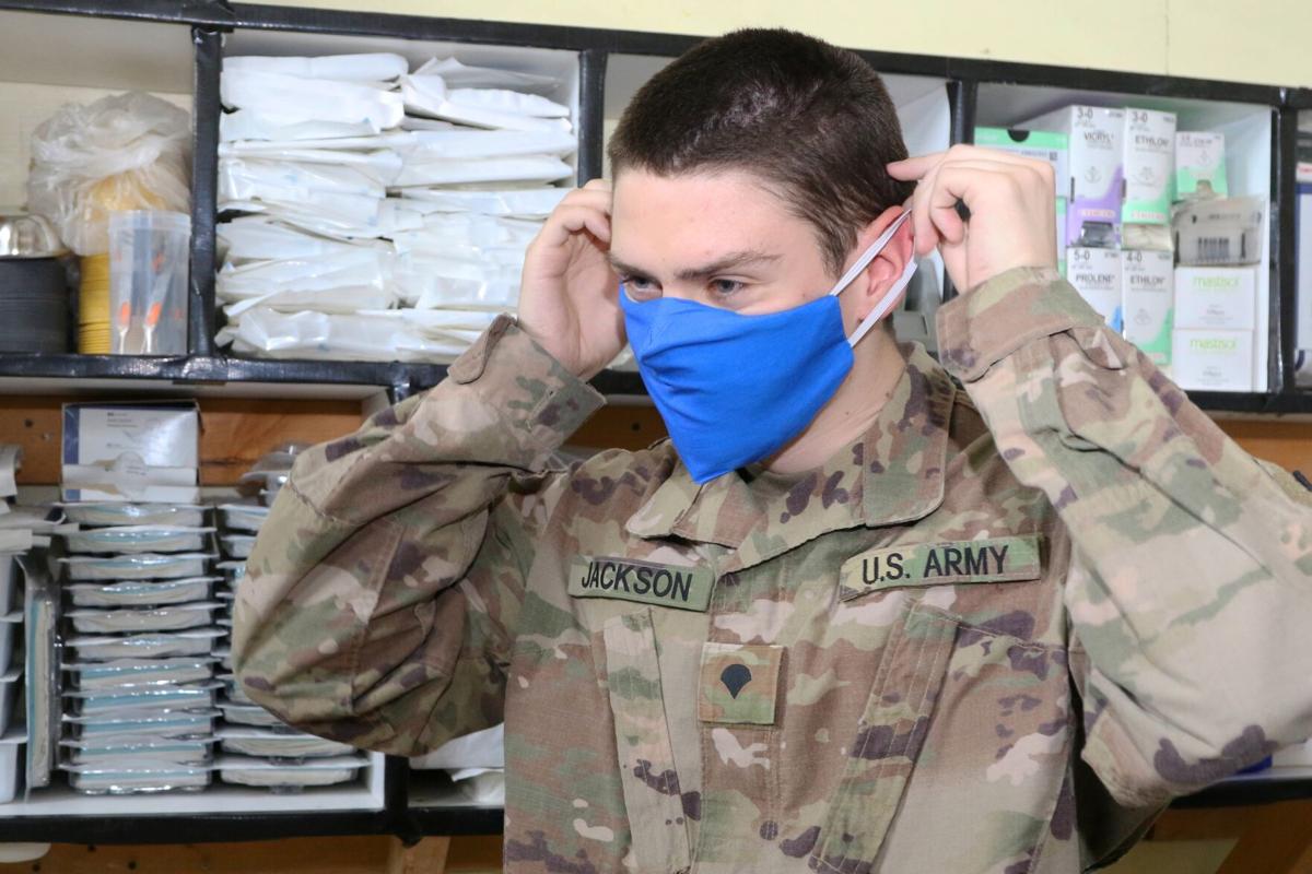 Homemade masks help protect troops deployed in Iraq