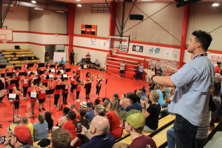 Bringing in the school year: Rome Middle, High School bands perform before school starts next week