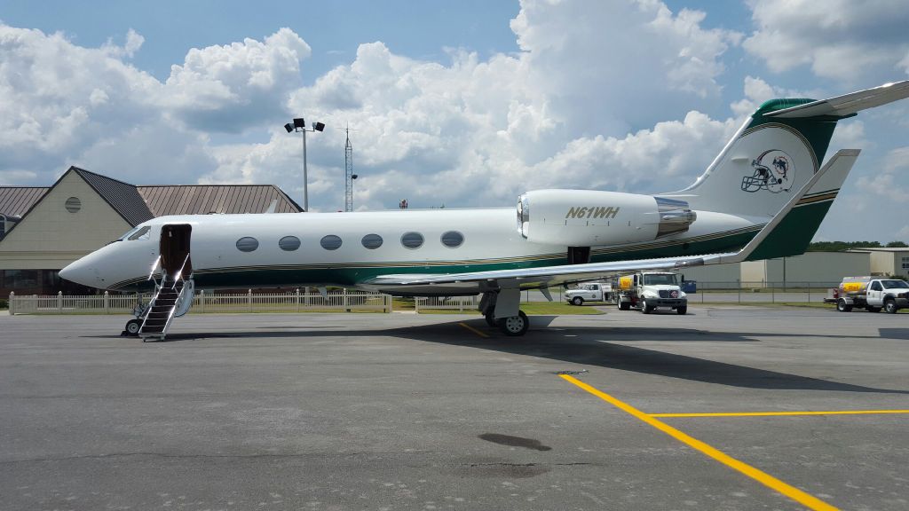 Jet with Miami Dolphins logo at Richard B. Russell Regional Airport, Local  News