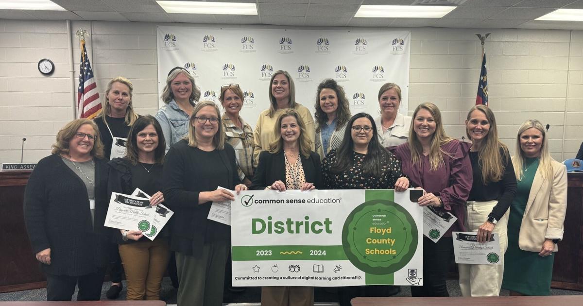 Floyd County Schools Recognized as a Common Sense Education District
