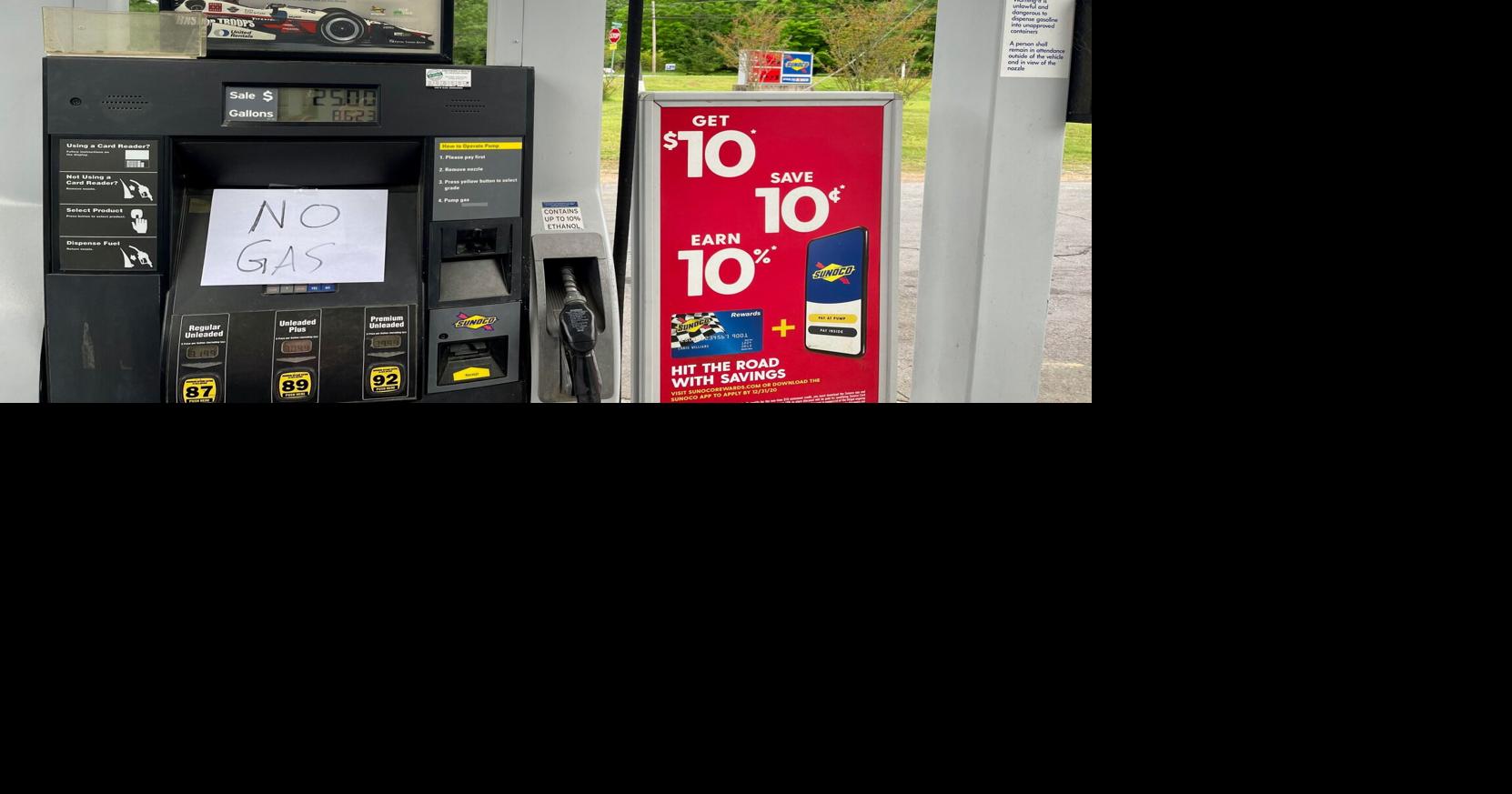 Local gas stations out of fuel after Colonial Pipeline's cyberattack