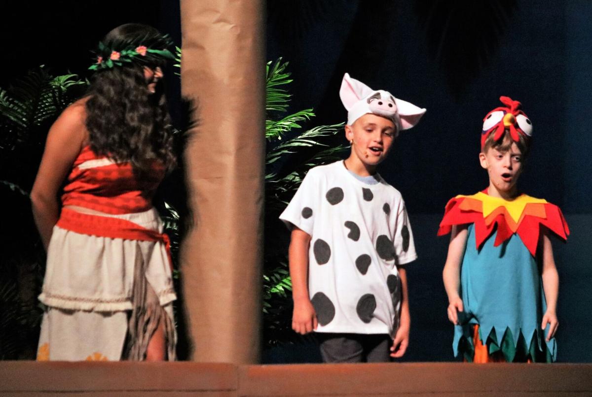 Summer camp participants perform 'Moana Jr.'