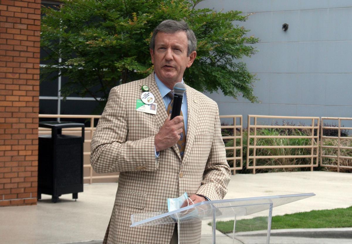 Floyd Medical Center officials celebrate completion of dedicated Family Birth Center entrance