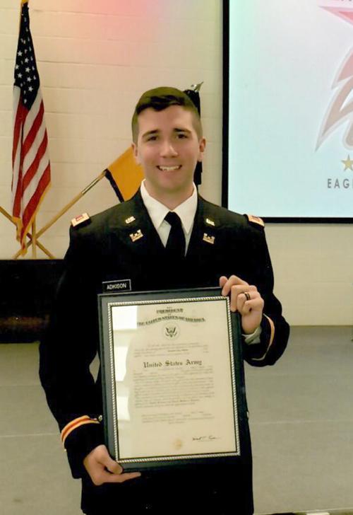 Grandson of Floyd County resident commissions as 2nd Lt.