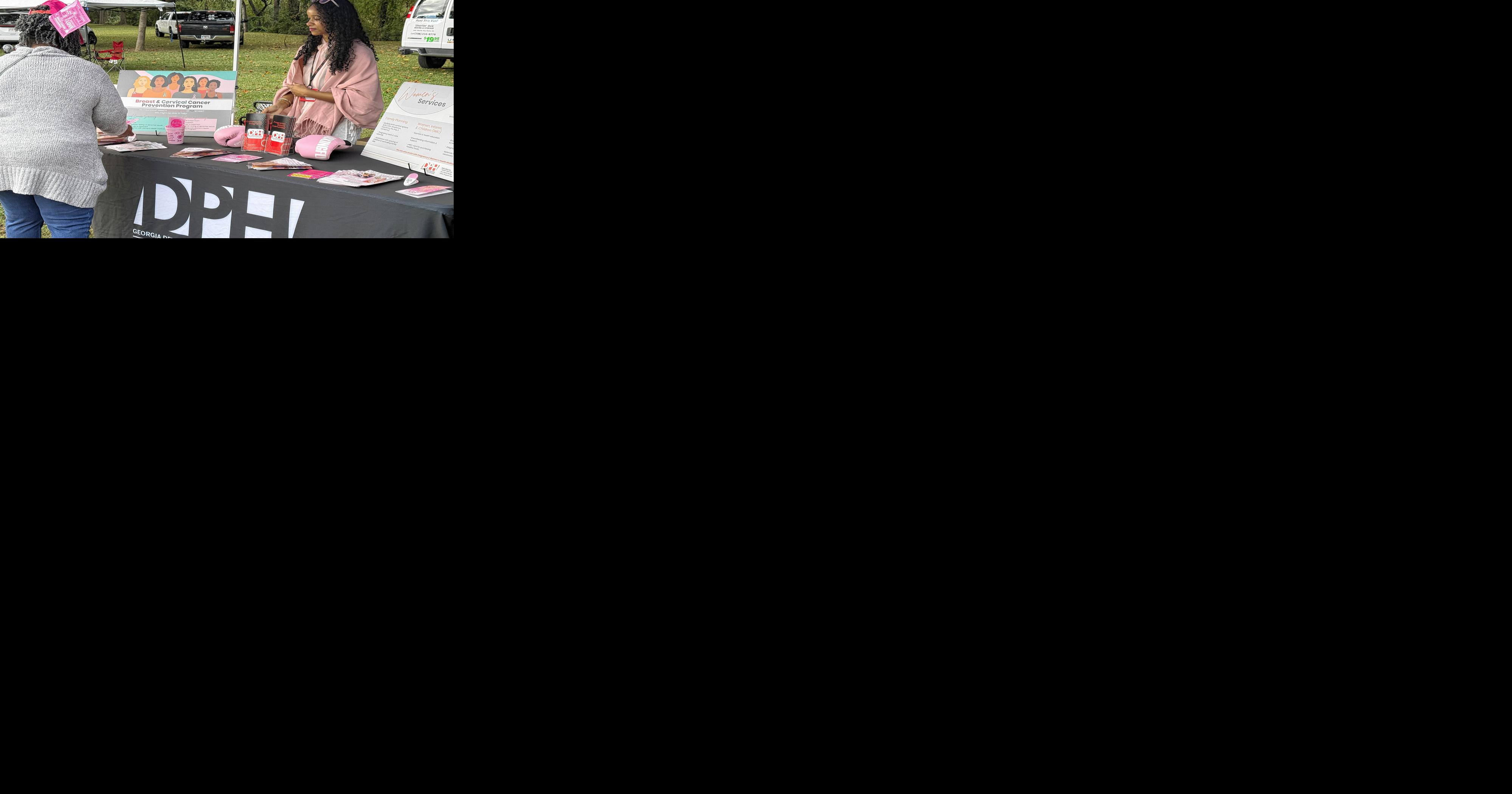 Ridge Ferry Park cloaked in pink for breast cancer walk | Local News ...