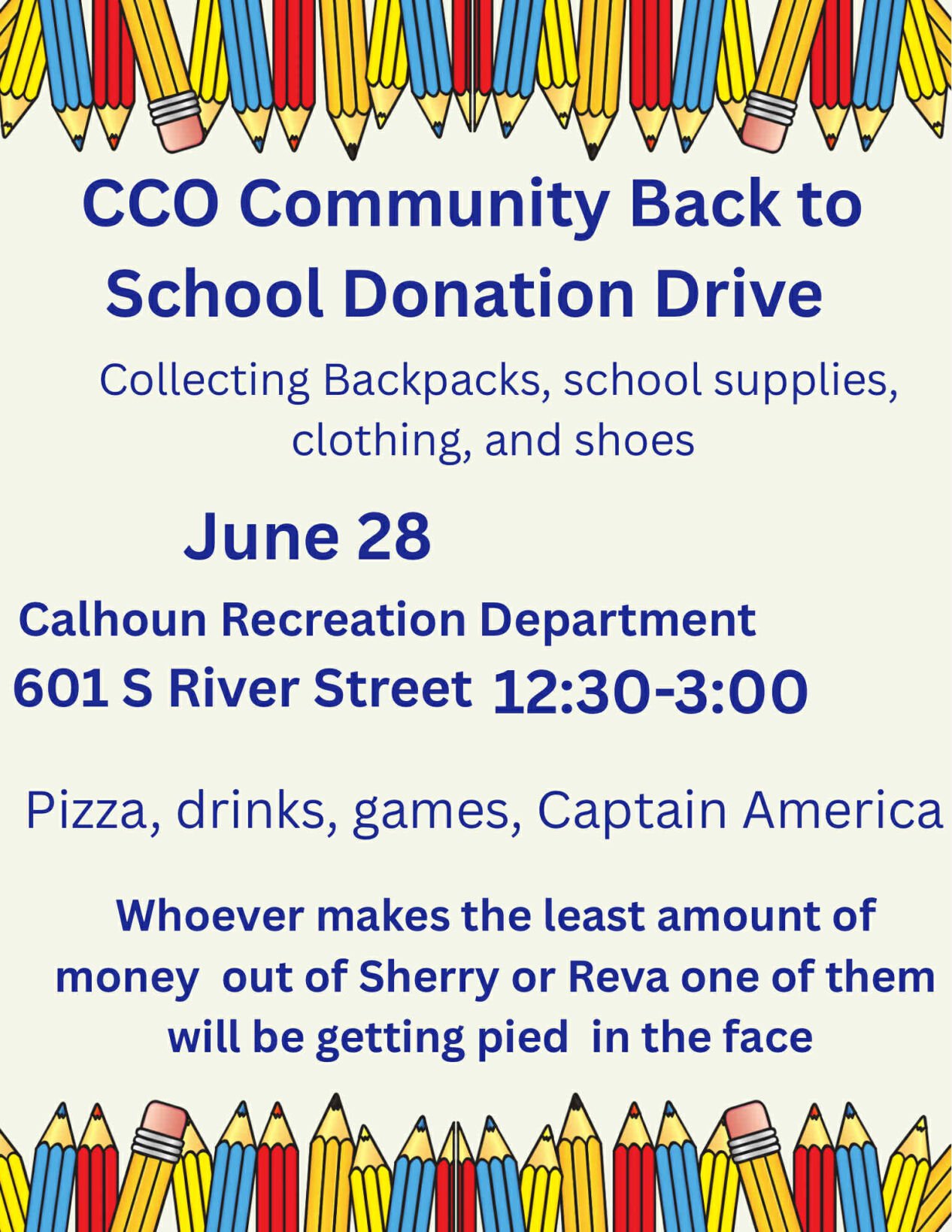 Christian Community Outreach Back to School Fundraiser