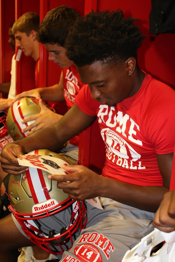 Preparing to take the field