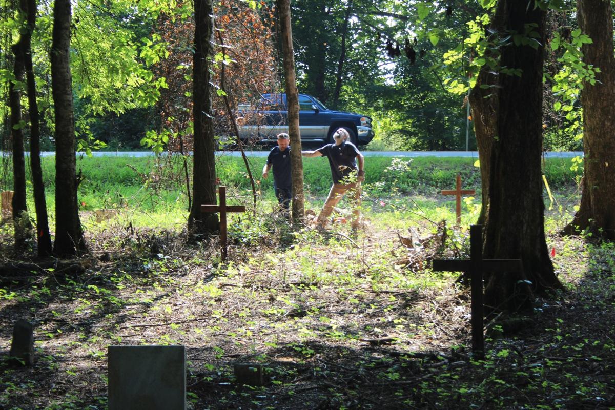 Volunteers working to preserve what remains of Cotton Hill Cemetery