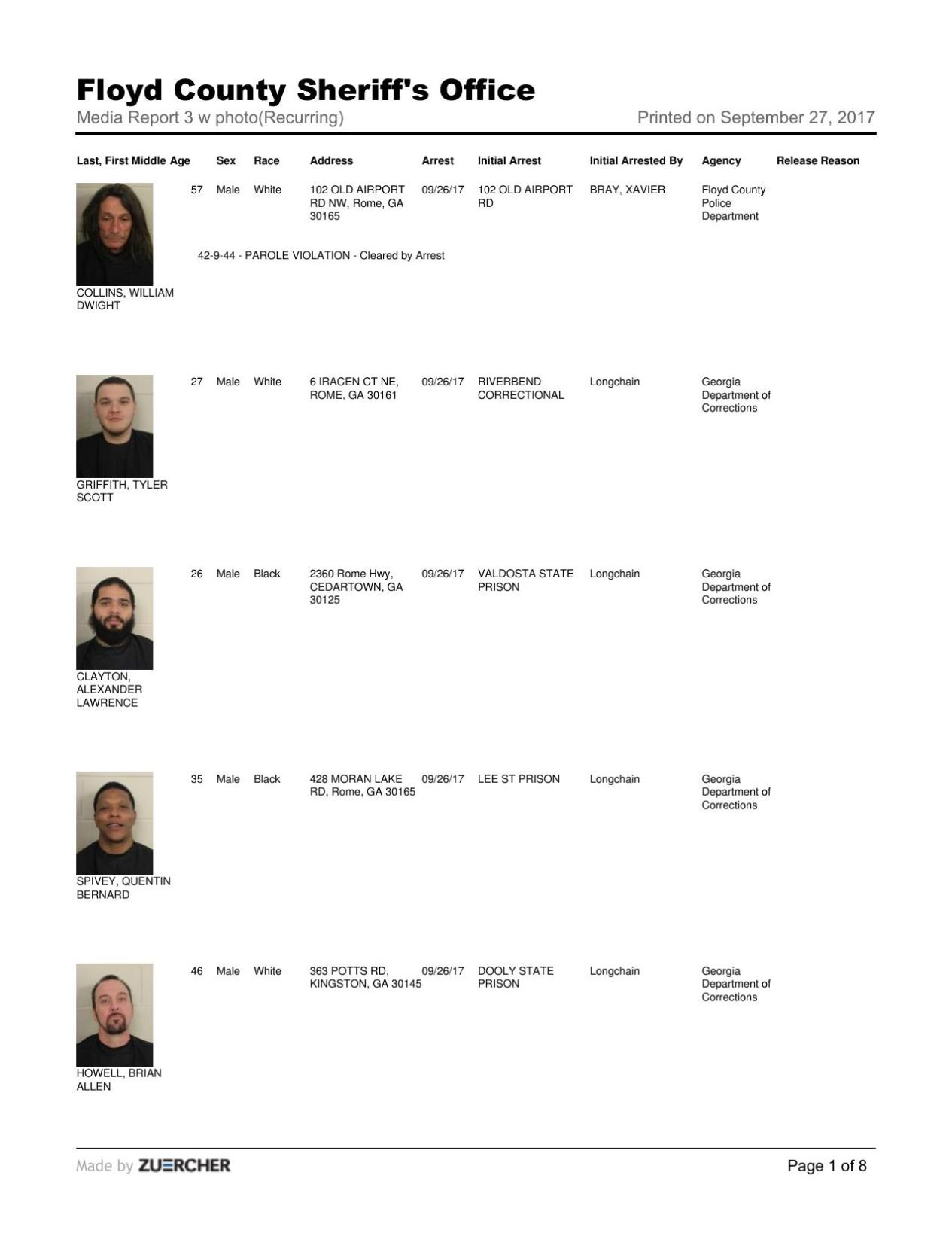 knoxsheriff 24 hour arrest list
