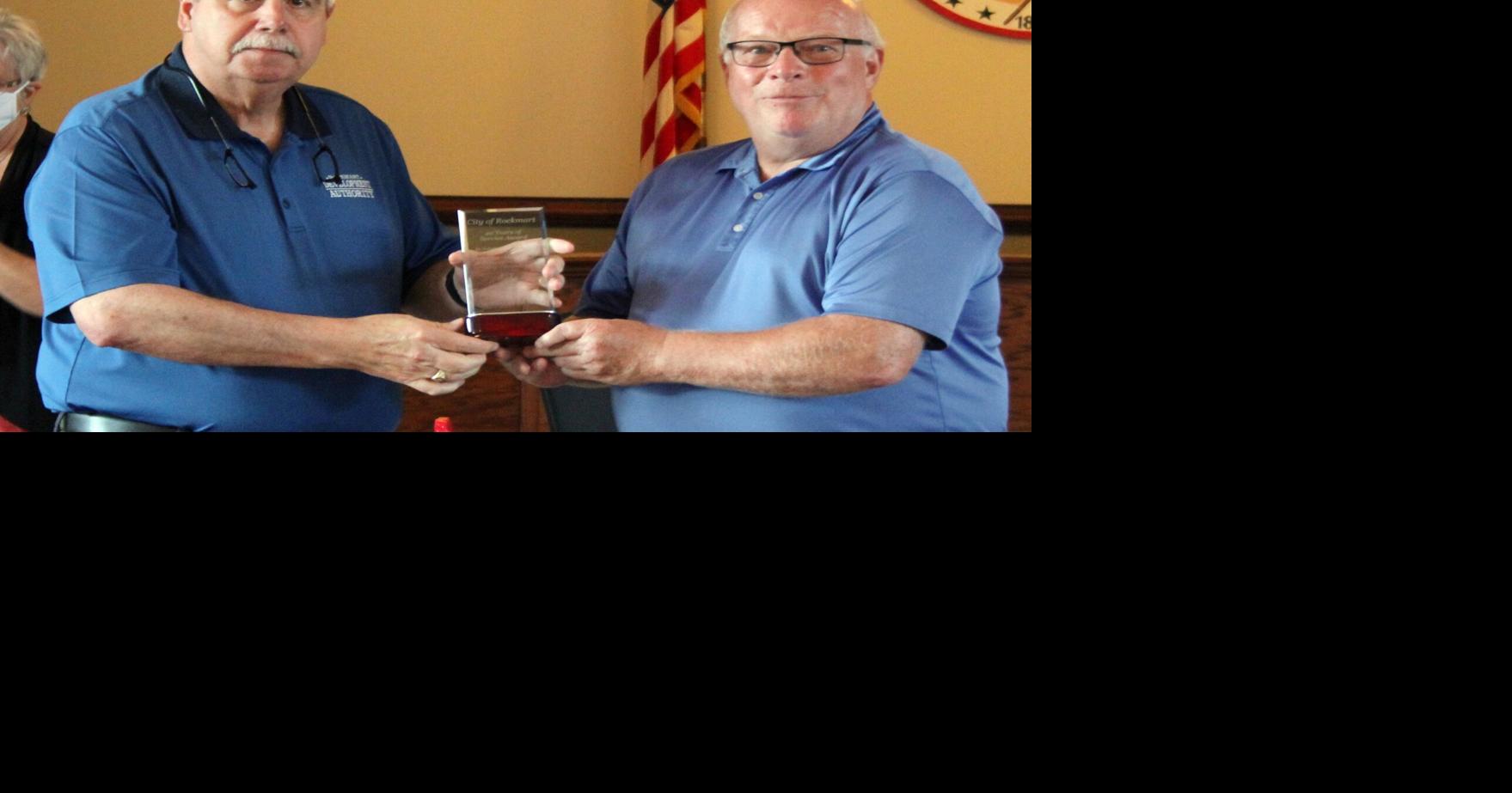 Rockmart City Council honors employees for service milestones