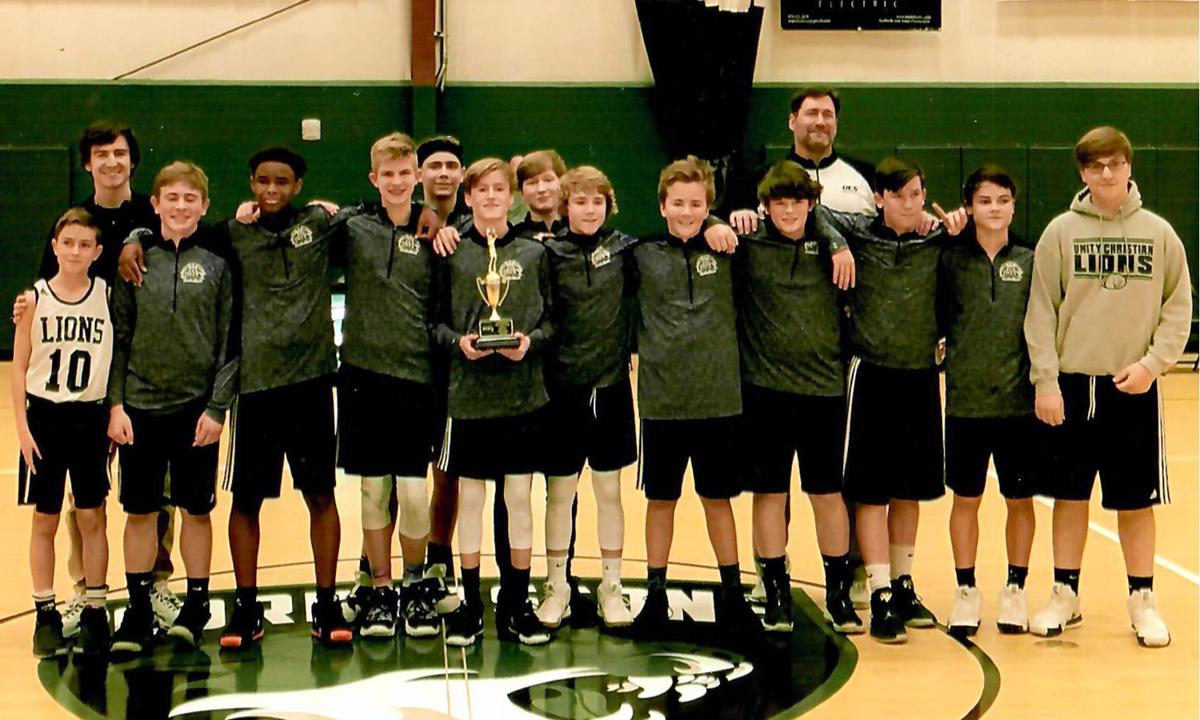 Middle School Basketball Unity Christian Team Caps Perfect Season