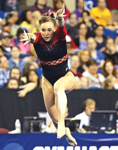 College Gymnastics: Gymdogs finish season with sixth-place finish NCAAs ...