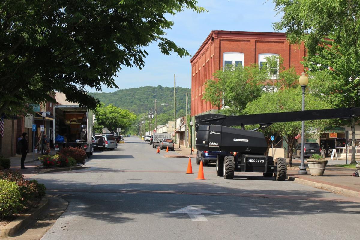 Film crews moving into downtown Rockmart this week, expect road