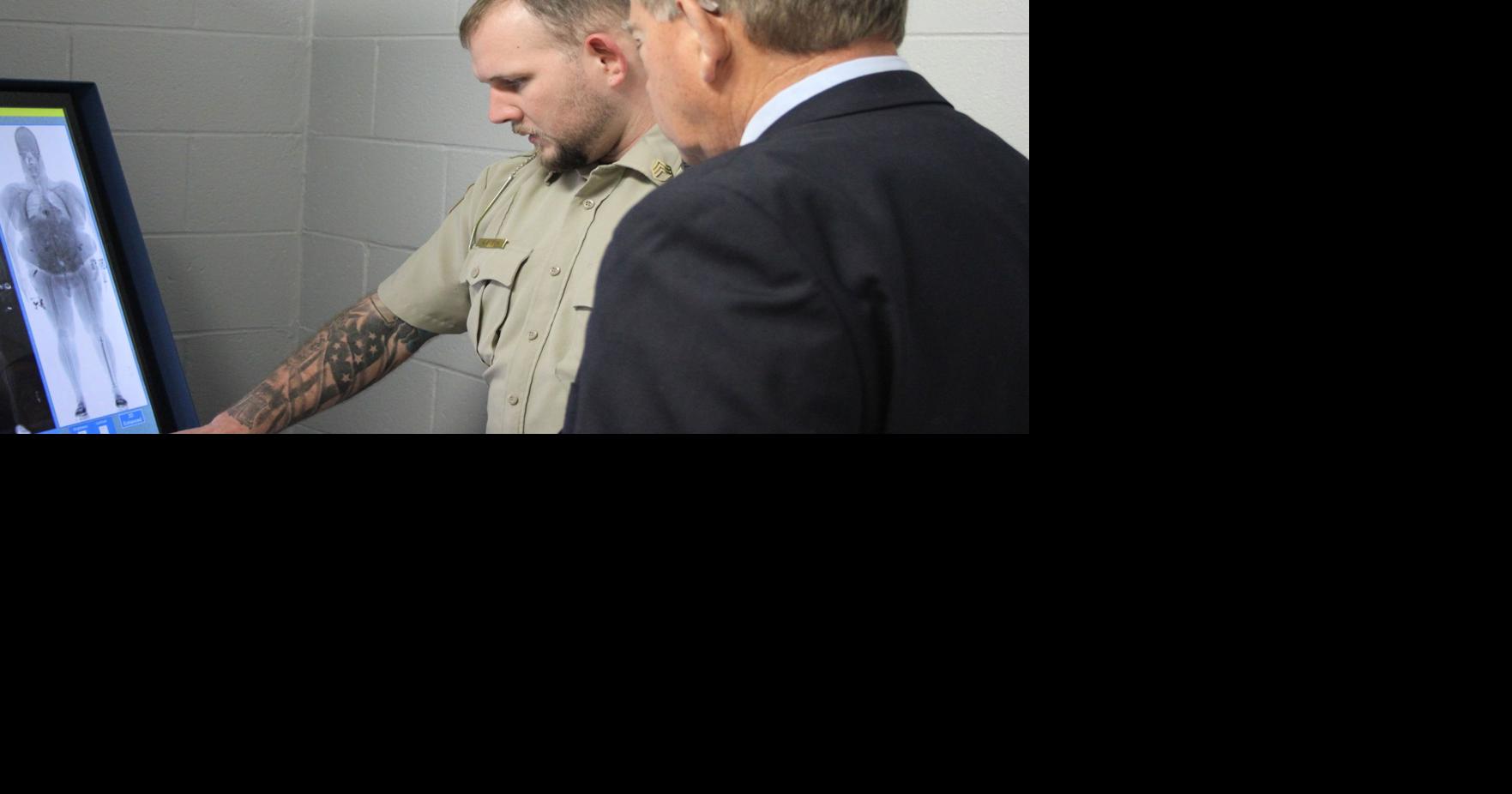 Commissioners check out Floyd County Jail’s new fullbody scanner