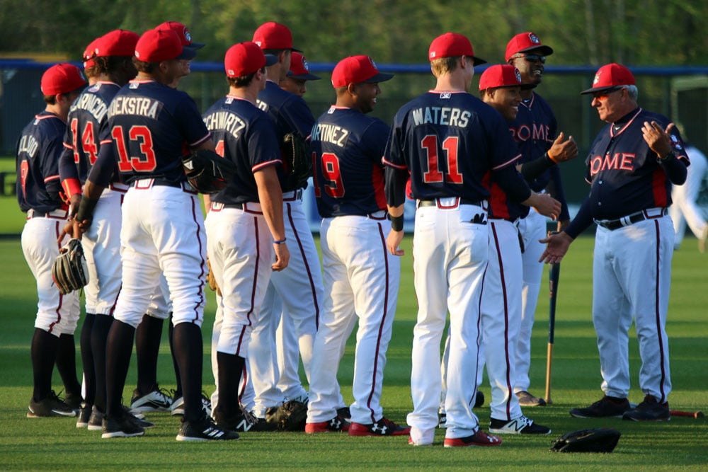 ROME BRAVES Team gets to work as new season starts tonight The Rome