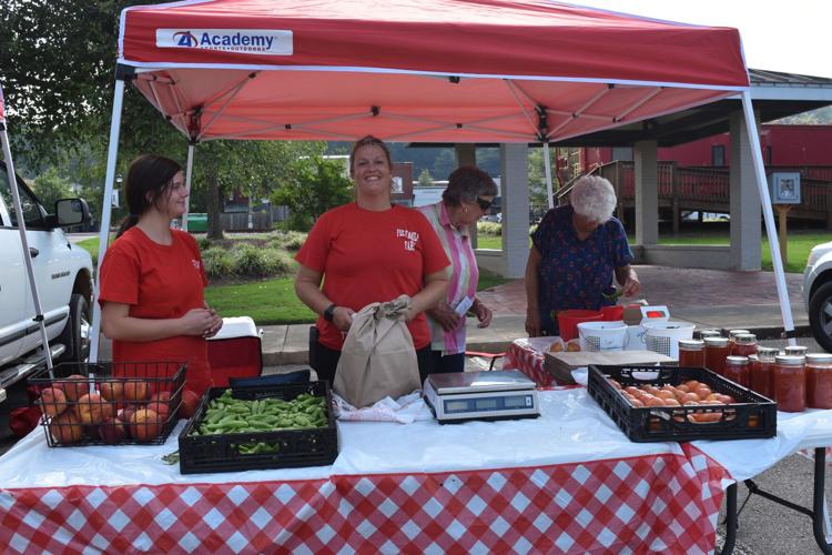 Downtown farmers market at the Calhoun Depot Gordon Life