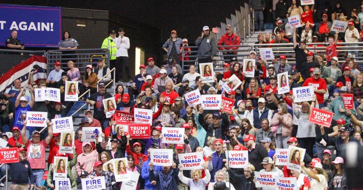 Thousands of Visitors Downtown as Trump Rally Takes Place Today at The ...