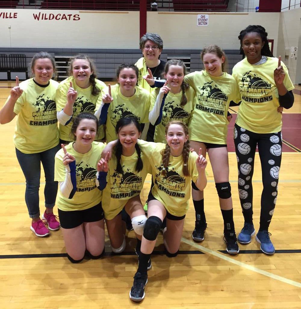 Rome Area Volleyball Club's 13-year-old team
