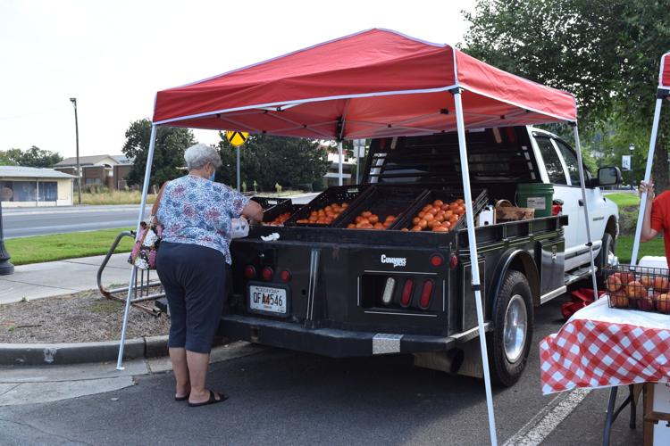 Downtown farmers market at the Calhoun Depot Gordon Life