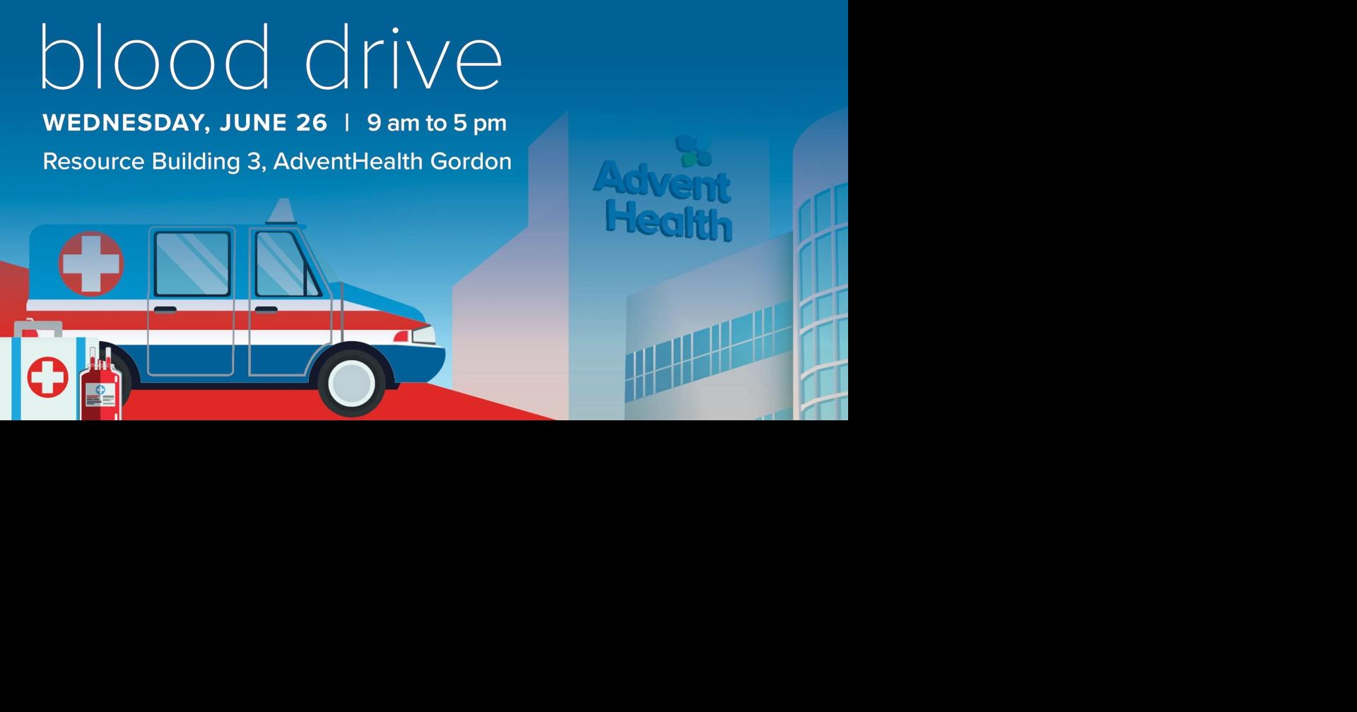 AdventHealth Gordon to Host Blood Drive | Gordon Life ...