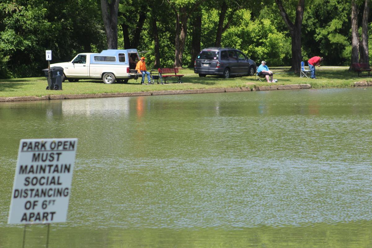 Gone fishing Aragon's mill pond reopens to the public with social