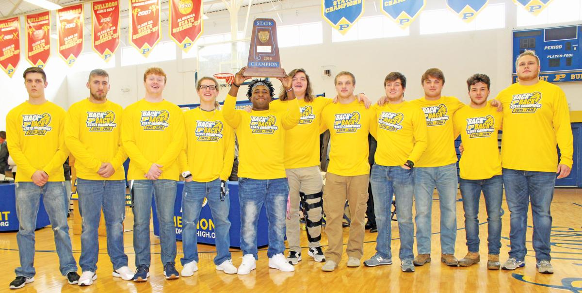 Piedmont formally celebrates latest Class 3A football championship