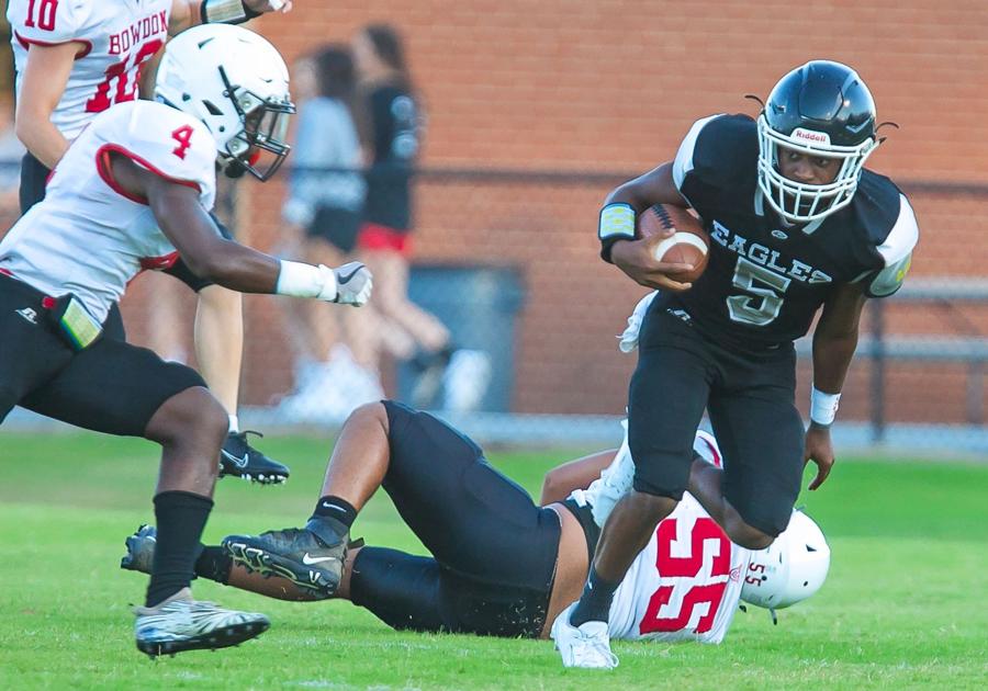 Prep Football Coosa S Youth Highlighted In Scrimmage High