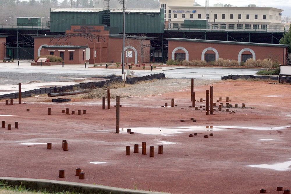 Courtyard by Marriott foundation pilings