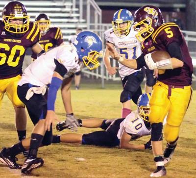 High School Football Spring Garden Piles Up The Points In Victory