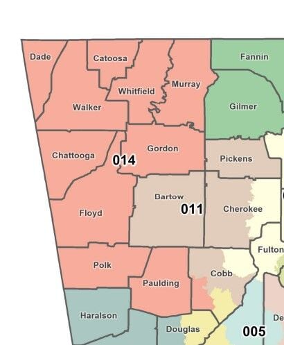 New Congressional Map Solidifies Northwest Georgia as Republican ...