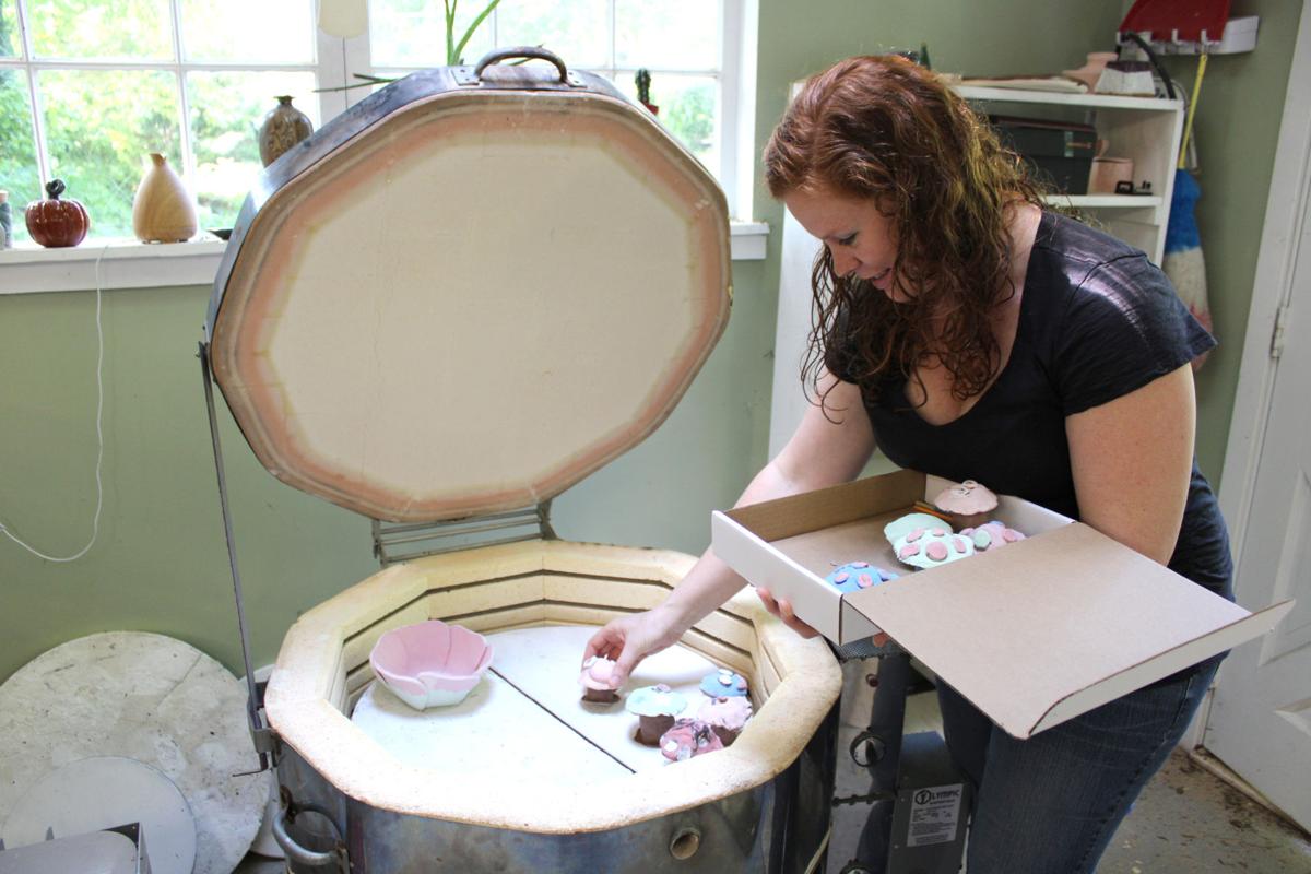The final stages: Distance pottery lesson ready to be fired