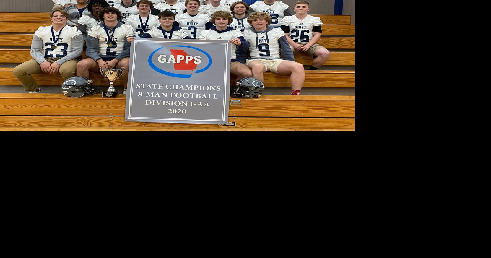 Unity Christian Lions celebrate 2020 GAPPS Class AA football ...