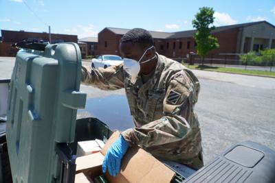 National Guard soldiers help during COVID-19 pandemic