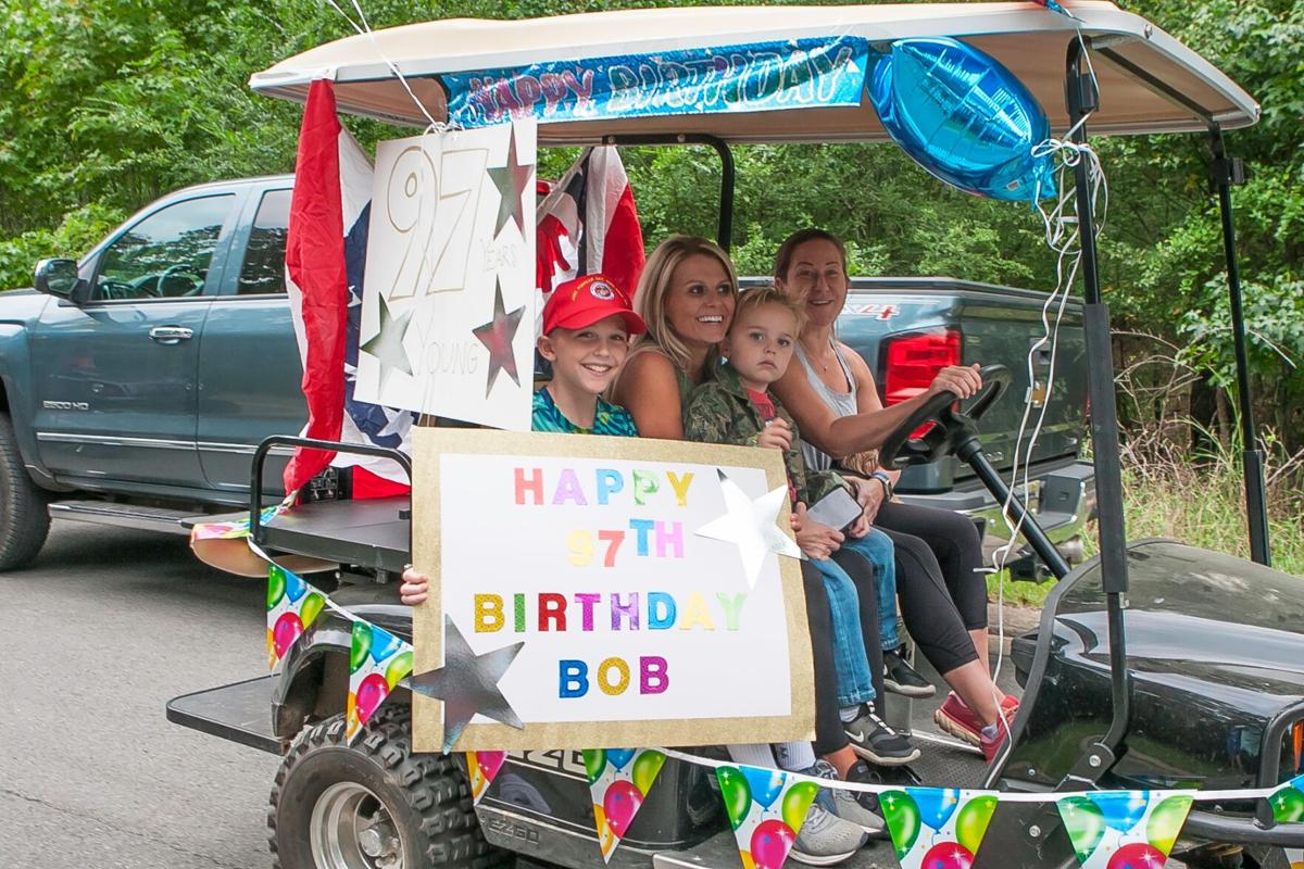 Celebrating 97 years: Neighbors, friends celebrate WWII vet's birthday